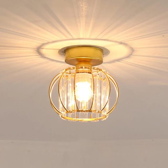 Modern Crystal LED Ceiling Lampshade, Mini Crystal chandelier Indoor Lighting Home Decor - Image 9