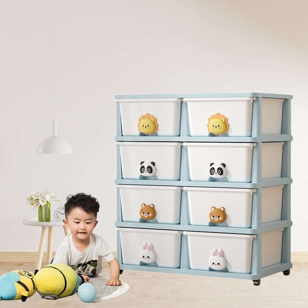 Multi-layer Drawer Type Storage Cabinet Box, Kids Toy Organizer Shelf, Cloth Storage Box, Multi-Purpose Plastic Storage Cart