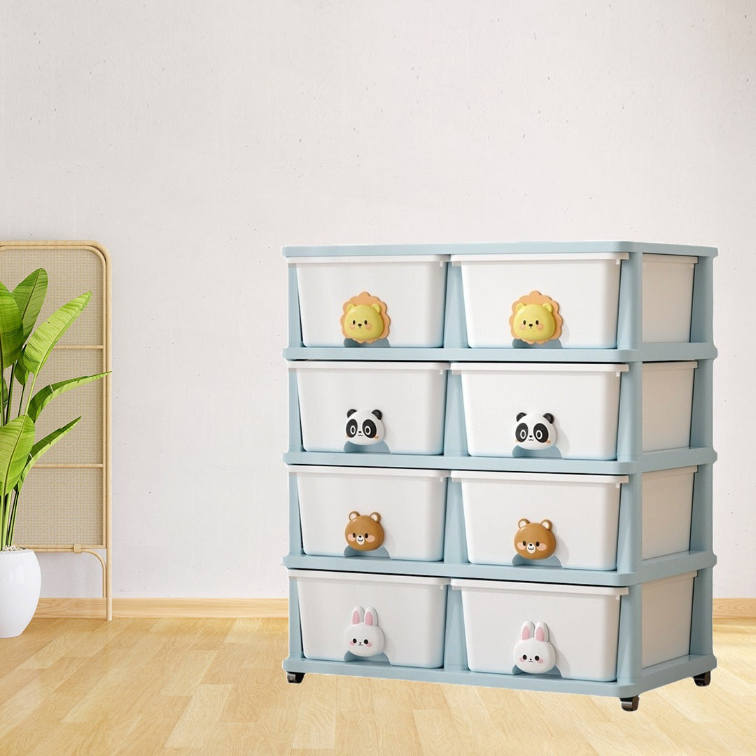 Multi-layer Drawer Type Storage Cabinet Box, Kids Toy Organizer Shelf, Cloth Storage Box, Multi-Purpose Plastic Storage Cart - Image 6