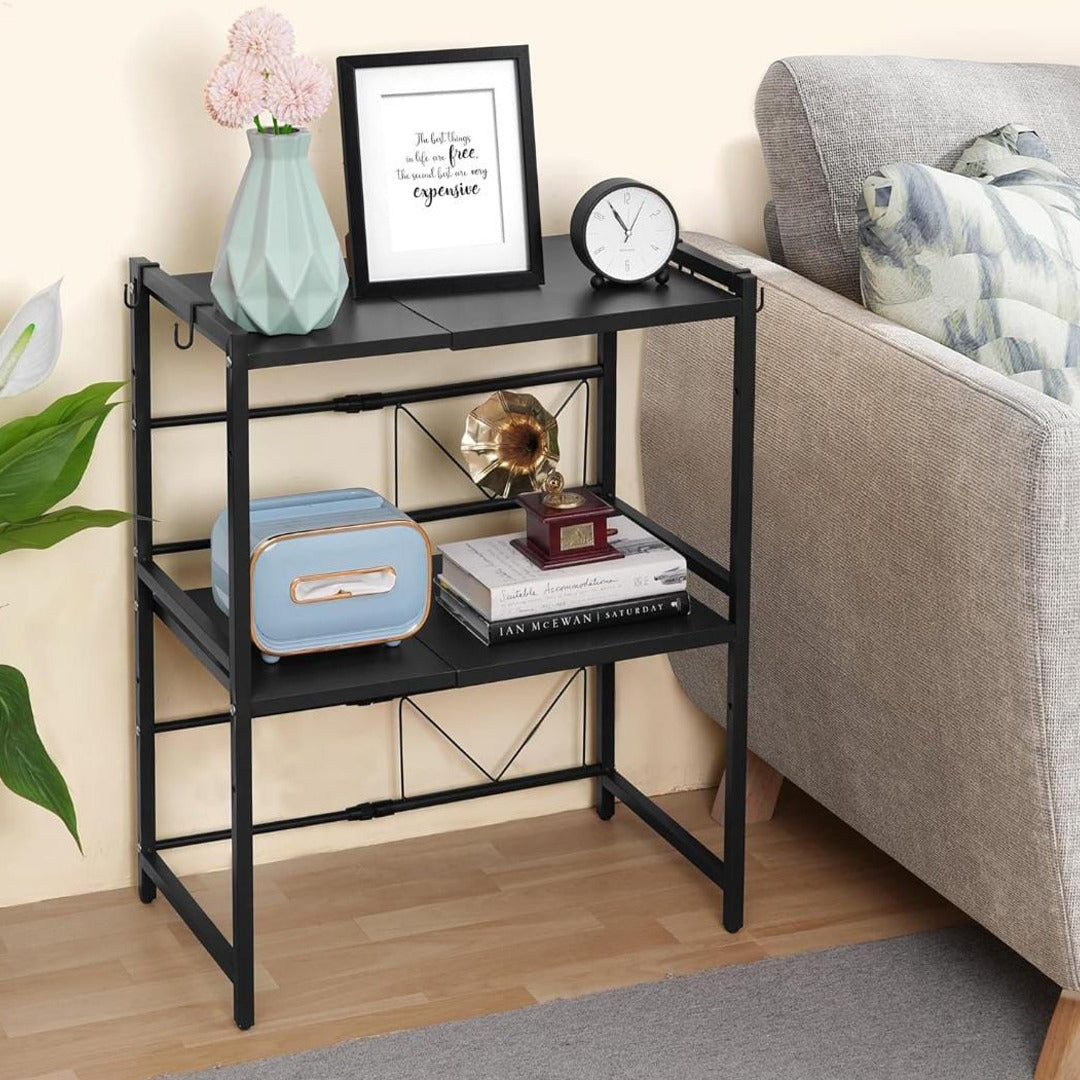 Multipurpose Storage Organizer Stand, Expandable Microwave Oven Rack Shelf - Image 6