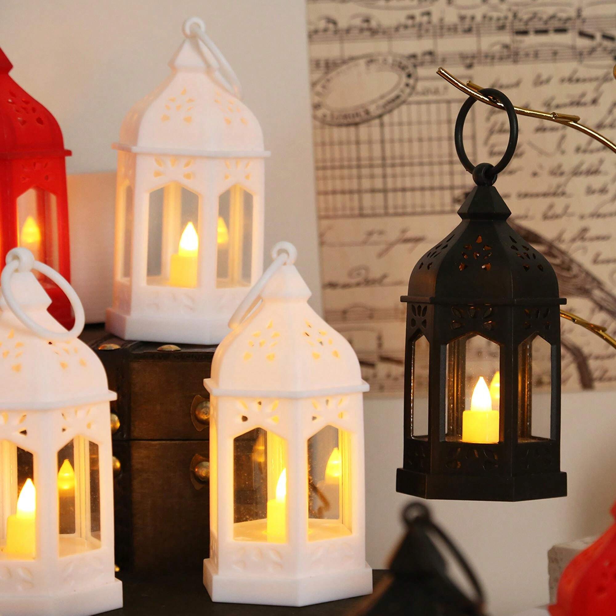 Ramadan Eid Decoration LED Lantern Lights, Vintage Decor Hanging Light - Image 10