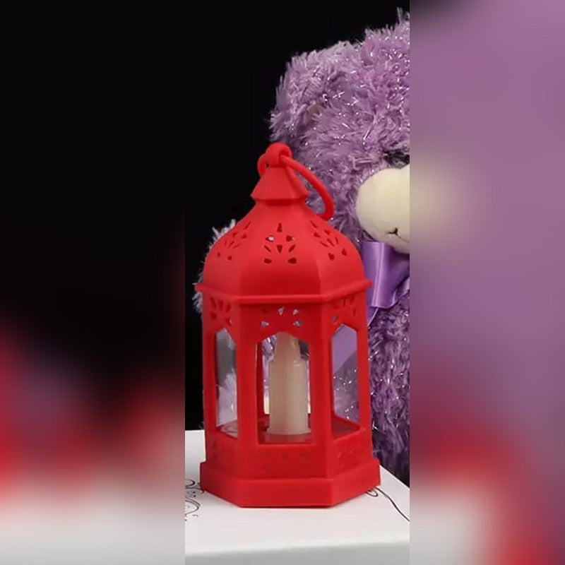 Ramadan Eid Decoration LED Lantern Lights, Vintage Decor Hanging Light - Image 12