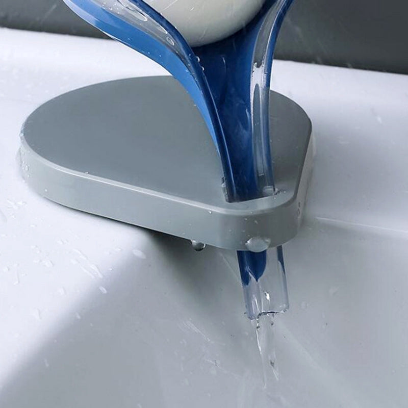 Self Draining Soap Holder Leaf Shape Soap Box - Image 3