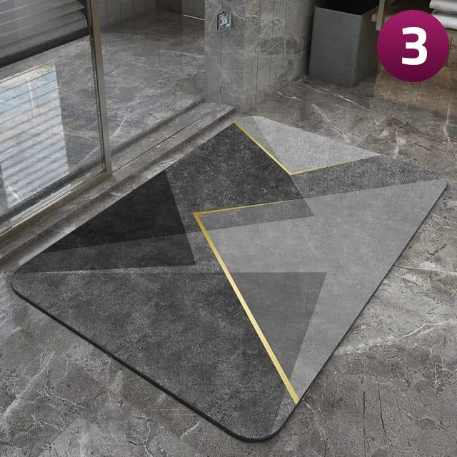 Super Absorbent Bath Mat - Ultra Soft Bathroom Floor Mat with Non-Slip Backing - Image 3