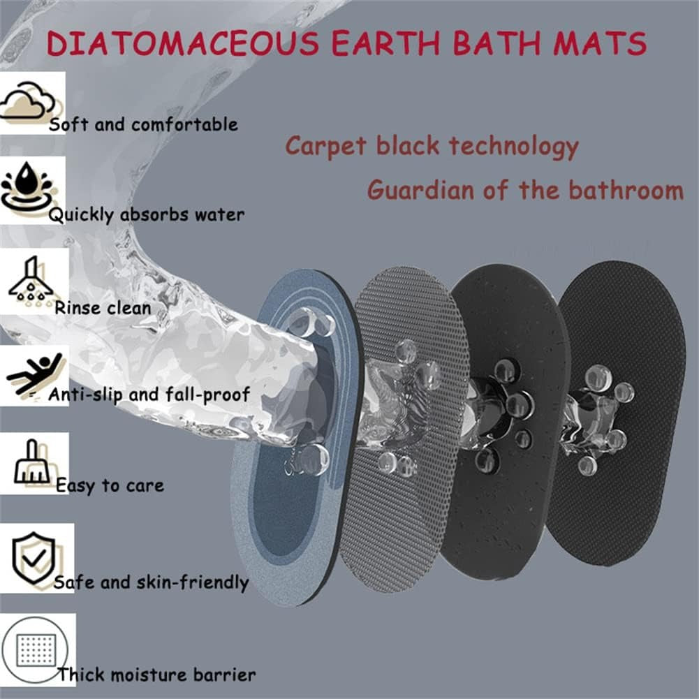 Super Absorbent Bath Mat - Ultra Soft Bathroom Floor Mat with Non-Slip Backing - Image 12