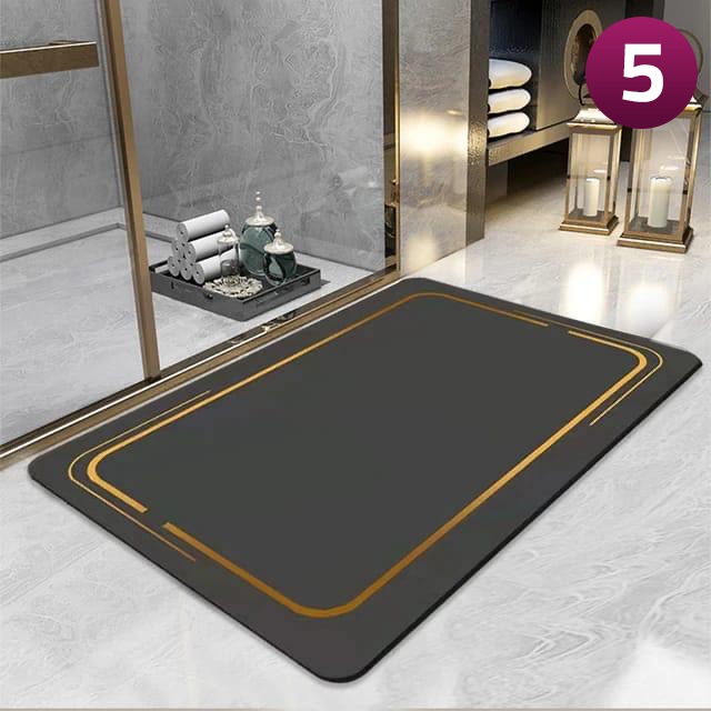 Super Absorbent Bath Mat - Ultra Soft Bathroom Floor Mat with Non-Slip Backing - Image 5