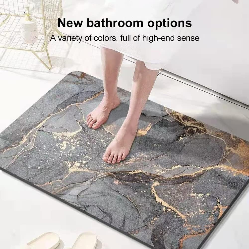 Super Absorbent Bath Mat - Ultra Soft Bathroom Floor Mat with Non-Slip Backing - Image 9