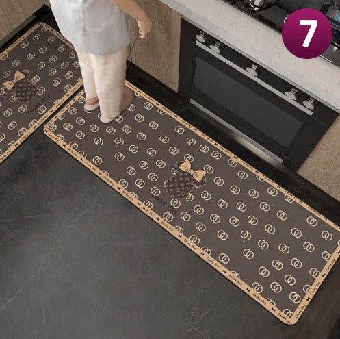 Super Absorbent Quick Dry Floor Kitchen Mat - Anti-Fatigue, Non-Slip, Easy-Clean Rug 2 Pcs/Set - Image 7