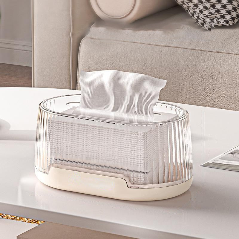 Transparent Tissue Box, Dustproof Tissue Holder for Home, Office Use - Image 6