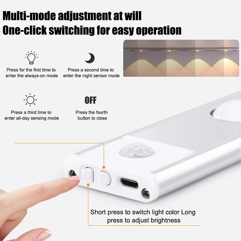 Ultra-slim USB LED Motion Sensor Wireless Light - Image 5