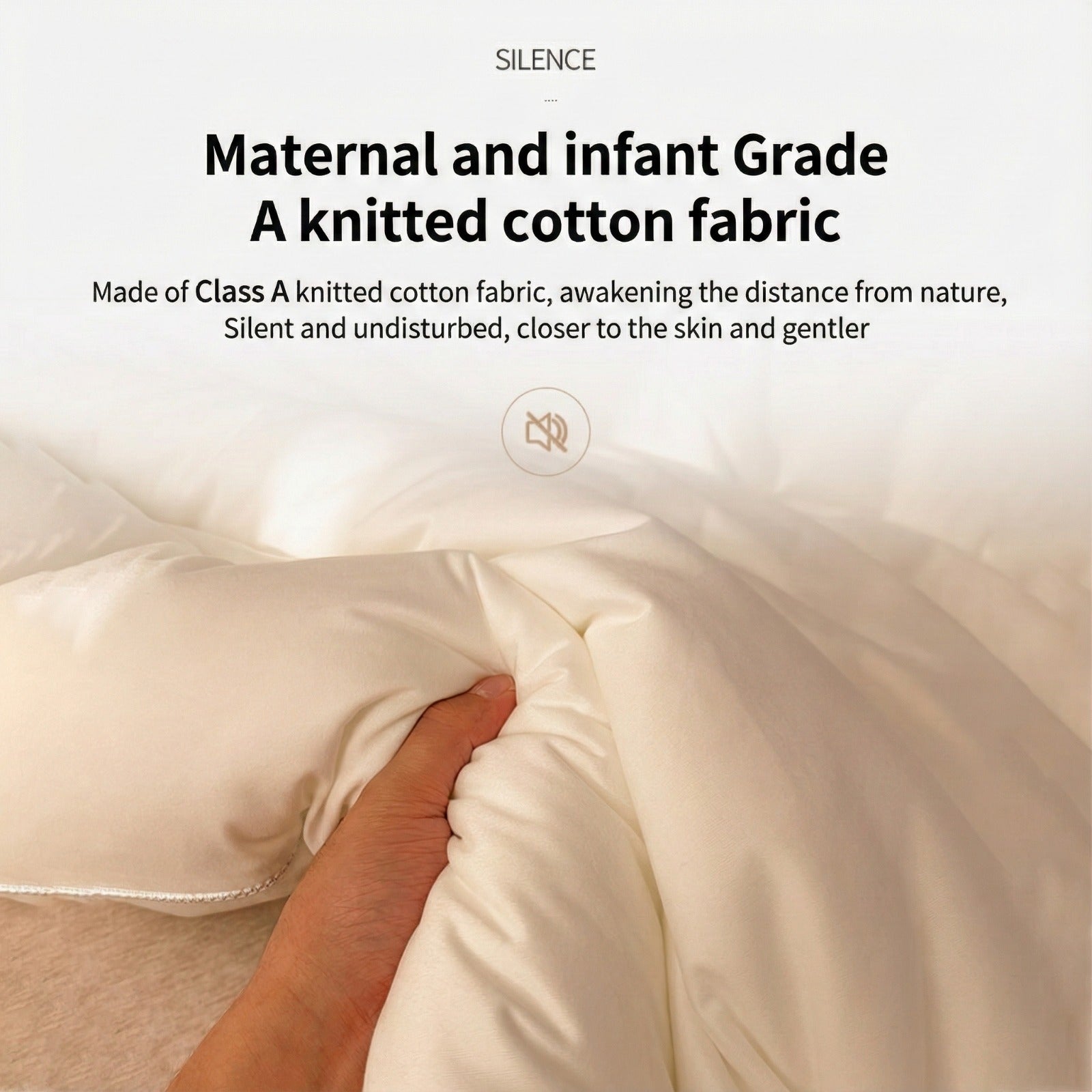 Ultra Soft Soy Fiber Comforter, Lightweight Cotton Quilt for Winter and Summer - Image 6