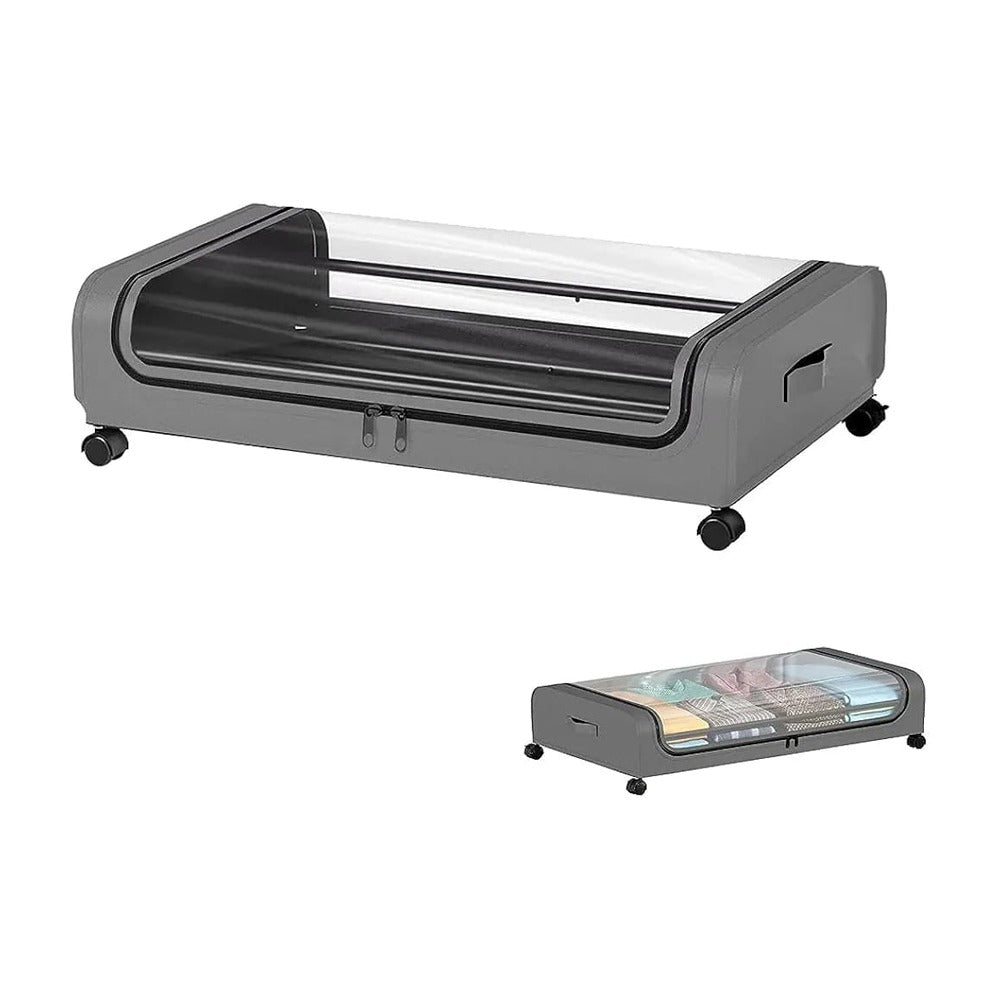 Underbed Storage Bag, Rolling Organizer Container Bin, Cloth Storage Box - Image 9