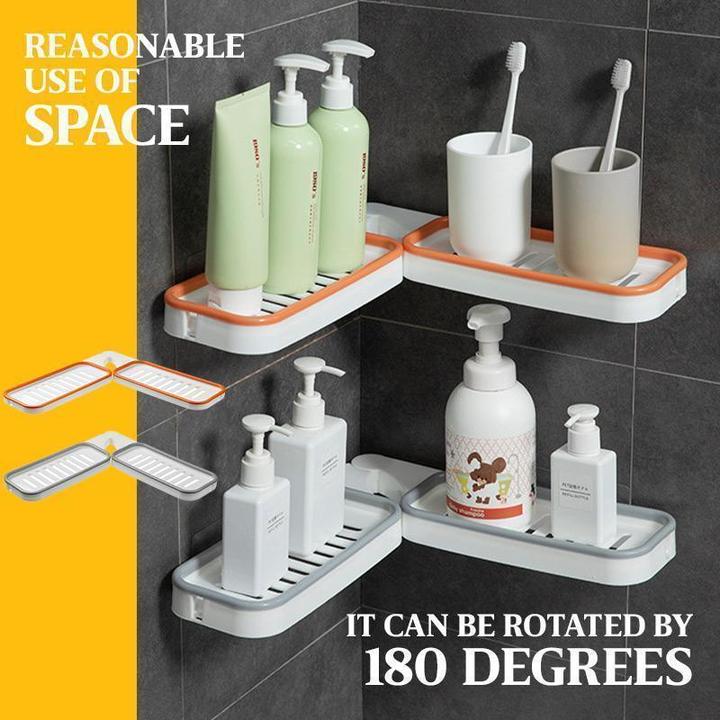 Wall Mount Punch Free Bathroom Organizer Rack - Image 6
