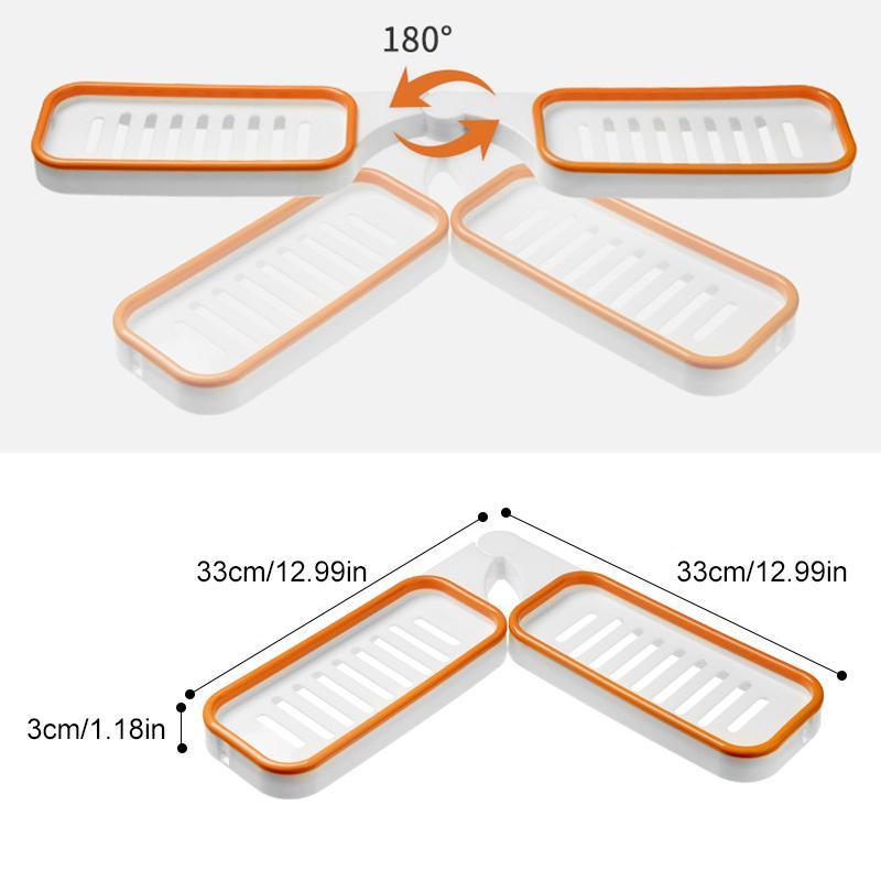 Wall Mount Punch Free Bathroom Organizer Rack - Image 7