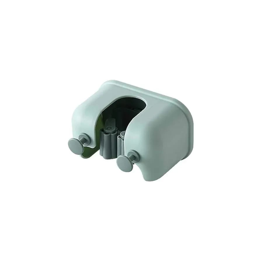 Wall Mounted Single Mop Holder, Multifunctional Mop Rack for Broom And Cleaning Tools - Image 6