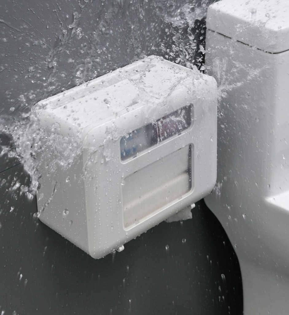 Wall Mounted Waterproof Double Layer Toilet Paper Dispenser | Bathroom Tissue Box - Image 6